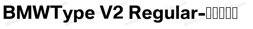 BMWType V2 Regular字体转换